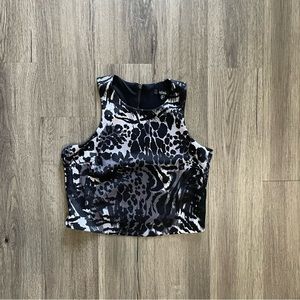 Animal Print Crop Top